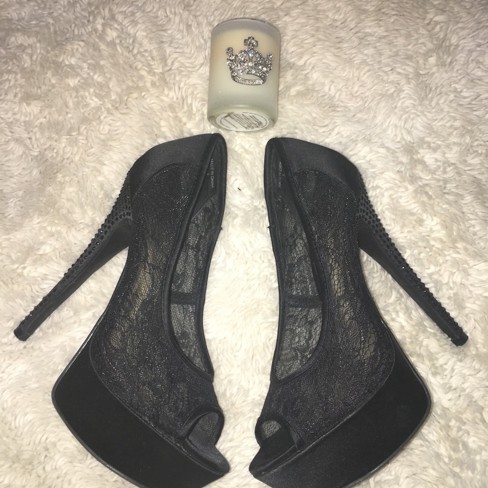Bebe Black 👠 Heels 🍁‎ - Picture 2 of 6